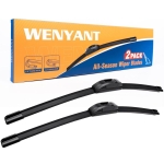Wenyant OEM Quality Universal J/U Hook Front Windshield Wiper Blades – 2 Pack @ $7.99