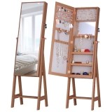 LUXFURNI Jewelry Armoire Standing Full-Length Mirror @ $89.99