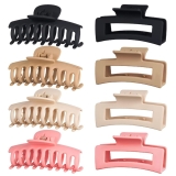 Askfeel 8 Pack Medium Hair Claw Clips @ $4.99