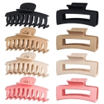 Askfeel 8 Pack Medium Hair Claw Clips @ $4.99
