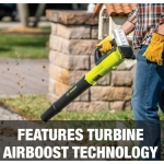 Sun Joe 24-Volt Cordless Compact Turbine Jet Blower Kit @ $39.00