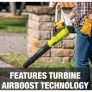 Sun Joe 24-Volt Cordless Compact Turbine Jet Blower Kit @ $39.00