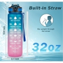 YC Kitchen Motivational Water Bottle with Time Marker – 32oz @ $5.99
