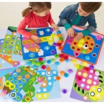 AMOSTING Color Matching Mosaic Pegboard @ $12.99