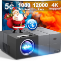 Today Only! Native 1080P 5G WiFi Bluetooth Projector 4K Support $149.99 After Coupon (Reg. $399.99) + Free Shipping +  @ $149.99