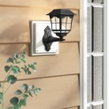 4-Pack Living District Oberon Solar Powered LED Wall Lantern @ $19.99