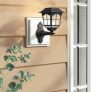 4-Pack Living District Oberon Solar Powered LED Wall Lantern @ $19.99