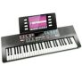 RockJam 61-Key Black Electronic Keyboard Piano with Sheet Music Rest, Piano Note Stickers & Lessons @ $59.00