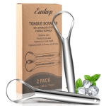 2Pack Tongue Scraper Cleaner for Adults