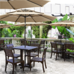 Get the most out of your outdoor space with this SMILE MART 10ft Patio Umbrella with 18″ Bronze Base Set, Tan for just $62.50 Shipped Free (Reg. $123) @ $62.50