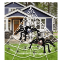 Halloween Decorations Outdoor Giant Spider Web @ $13.99