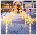 CHRISTMAS STAR OUTDOOR LIGHTS (8-PACK) @ $17.99