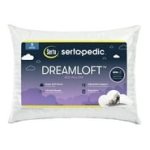 SertaPedic Dreamloft Bed Pillow, Polyester Fill, All Ages, Standard Size (20