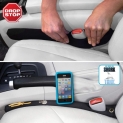 Today Only! Set of 2 Drop Stops – The Original Patented Car Seat Gap Filler $19.99 (Reg. $23) – 55K+  With Slide Free Pad and LED Credit Card Light, AS SEEN ON Shark Tank @ $19.99