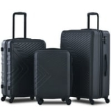 3-Piece Travelhouse Hardshell Lightweight Luggage Set with TSA Lock