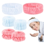 6PC SPA HEADBAND AND WRISTBANDS SET @ $13.69