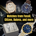 Today Only! Watches from Fossil, Citizen, Bulova, and more from $54.11 Shipped Free (Reg. $100) –  Gift for Valentine’s Day! @ $54.11