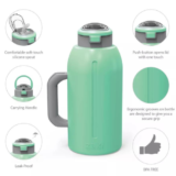 Zak Genesis 64-Ounce Stainless Steel Flex Slip Double Wall Vacuum Water Bottle $21.49 (Reg. $41.49) – 4 Colors! @ $21.49