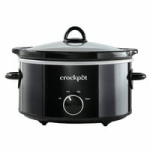 Crock-Pot 4 Quart Manual Slow Cooker (Black) @ $19.96