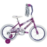 Huffy 16 in. Sea Star Kids Bike for Girls Ages 4 and up, Child, Metallic Purple @ $38.00
