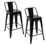 Set of 2 Silverwood Industrial Metal Enamel 24