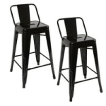 Set of 2 Silverwood Industrial Metal Enamel 24