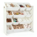 Humble Crew Cambridge Collection Kids Toy Storage Organizer with 12 Plastic Bins @ $37.97