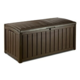 Keter Glenwood Outdoor 101 Gallon Plastic Deck Box (Brown) @ $71.88