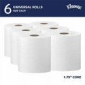 6-Carton 8 in. x 600 ft. Non-Perforated Hard-Roll Paper Towels