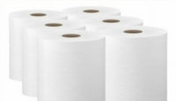 6-Carton 8 in. x 600 ft. Non-Perforated Hard-Roll Paper Towels