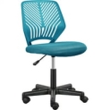 SmileMart Adjustable Armless Office Chair (Blue) @ $45.98