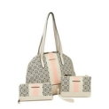 3-Piece Time and Tru Women’s 3 in 1 Satchel Bag Set (Papyrus Geometric) @ $14.99