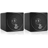 Pyle Home PCB3BK 3-Inch 100-Watt Mini Cube Bookshelf Speakers Pair @ $14.99