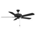 Fanimation Aire Decor 52 inch Ceiling Fan with Pull Chain (Black) @ $33.85