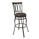 Better Homes & Gardens Adjustable 24 or 29 Inch Swivel Barstool (Oil Rubbed Bronze) @ $69.00