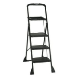 Cosco 3-Step Work Platform Folding Step Stool, 250 Lbs Capacity (Black) @ $29.98