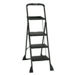 Cosco 3-Step Work Platform Folding Step Stool, 250 Lbs Capacity (Black) @ $29.98