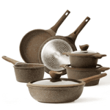 9-Piece Carote Nonstick Granite Cookware Sets @ $69.99
