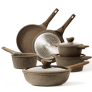 9-Piece Carote Nonstick Granite Cookware Sets @ $69.99