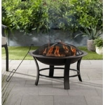 Mainstays 26 Inch Metal Round Outdoor Wood-Burning Fire Pit (DS-46552) @ $27.99