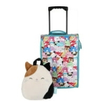 2-Piece Squishmallows Cameron Cat Travel Set with 18