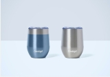 Two Contigo River North Stainless Steel 12-oz. Wine Tumblers with Splash-Proof Lids @ $19.99