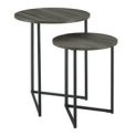 2-Piece Manor Park Round Nesting End Table @  $36.00