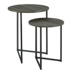 2-Piece Manor Park Round Nesting End Table @  $36.00