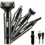 Cshidworld Electric 4 in 1 USB Rechargeable Razor Waterproof Hair Trimmer @ $18.99
