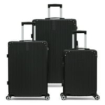 Hikolayae 3-Piece Border Collection Hardside Spinner Luggage Sets @ $89.10