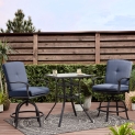 Mainstays Belden Park 3-Piece High Bistro Set (Blue)@$148.00