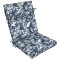 Better Homes & Gardens 44 Inch x 21 Inch Outdoor Chair Cushion (Navy Floral) @ $9.97