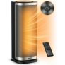 Dreo Space Heaters for Indoor Use, 1500W Fast Heating Ceramic Electric & Portable Heaters with Thermostat, 70 Oscillating with Tip-over & Overheat Protection, Remote, 12H Timer, for Office Bedroom @ $59.99