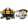 DEWALT ATOMIC 20-Volt MAX Cordless Brushless Compact Drill/Impact Combo Kit (2-Tool) with 6-1/2 in. Circular Saw @ $199.00
